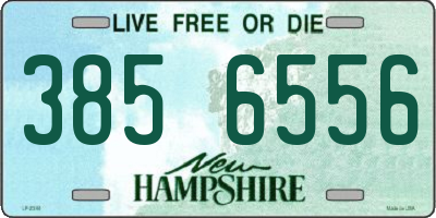 NH license plate 3856556