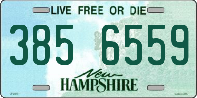 NH license plate 3856559