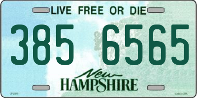 NH license plate 3856565