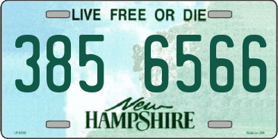 NH license plate 3856566