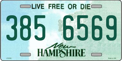 NH license plate 3856569