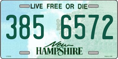 NH license plate 3856572