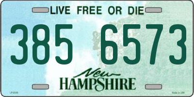 NH license plate 3856573