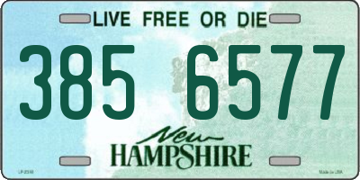 NH license plate 3856577