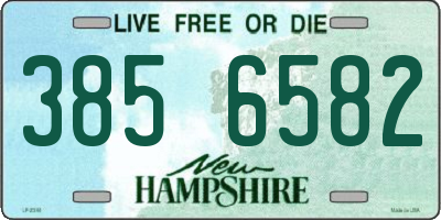 NH license plate 3856582