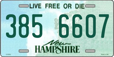 NH license plate 3856607