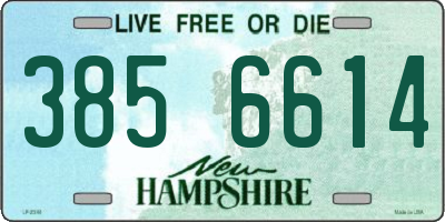 NH license plate 3856614