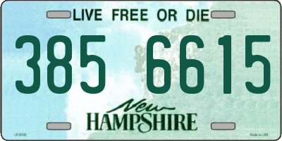 NH license plate 3856615