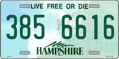 NH license plate 3856616