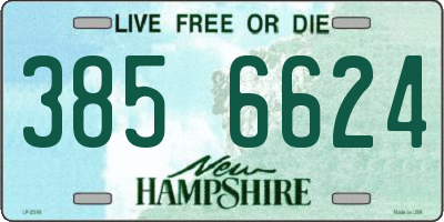 NH license plate 3856624