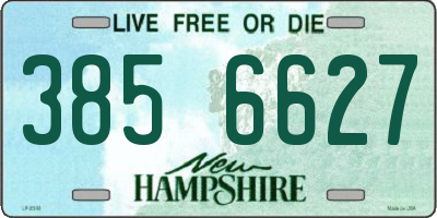 NH license plate 3856627