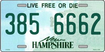 NH license plate 3856662