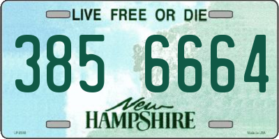 NH license plate 3856664