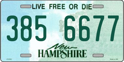 NH license plate 3856677