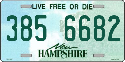 NH license plate 3856682