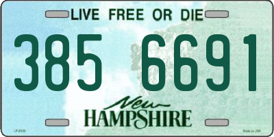 NH license plate 3856691