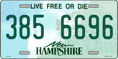 NH license plate 3856696