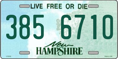 NH license plate 3856710