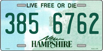 NH license plate 3856762