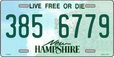 NH license plate 3856779