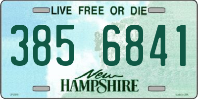 NH license plate 3856841