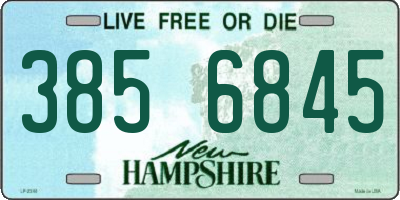 NH license plate 3856845