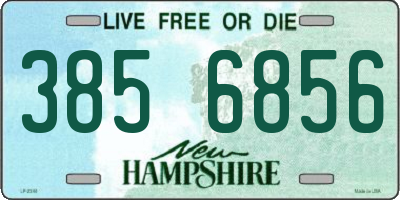 NH license plate 3856856