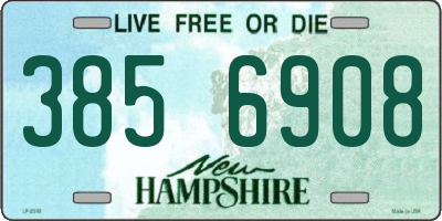 NH license plate 3856908