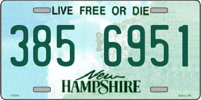 NH license plate 3856951