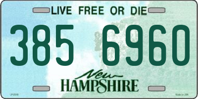 NH license plate 3856960