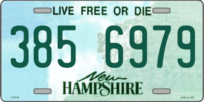 NH license plate 3856979