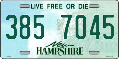 NH license plate 3857045