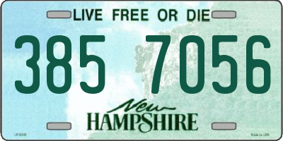 NH license plate 3857056