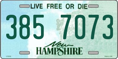 NH license plate 3857073