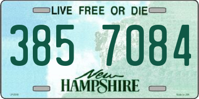 NH license plate 3857084