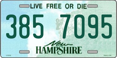 NH license plate 3857095