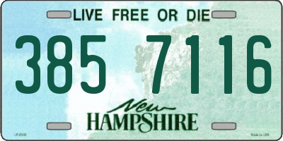 NH license plate 3857116