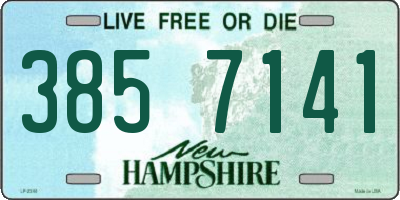 NH license plate 3857141