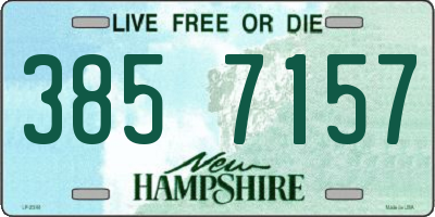 NH license plate 3857157