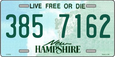 NH license plate 3857162