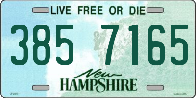 NH license plate 3857165