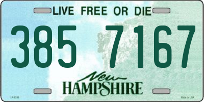 NH license plate 3857167