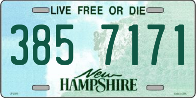 NH license plate 3857171