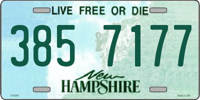 NH license plate 3857177