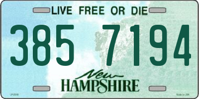 NH license plate 3857194