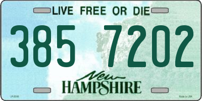 NH license plate 3857202
