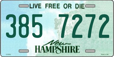 NH license plate 3857272