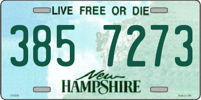 NH license plate 3857273