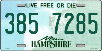 NH license plate 3857285