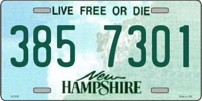 NH license plate 3857301
